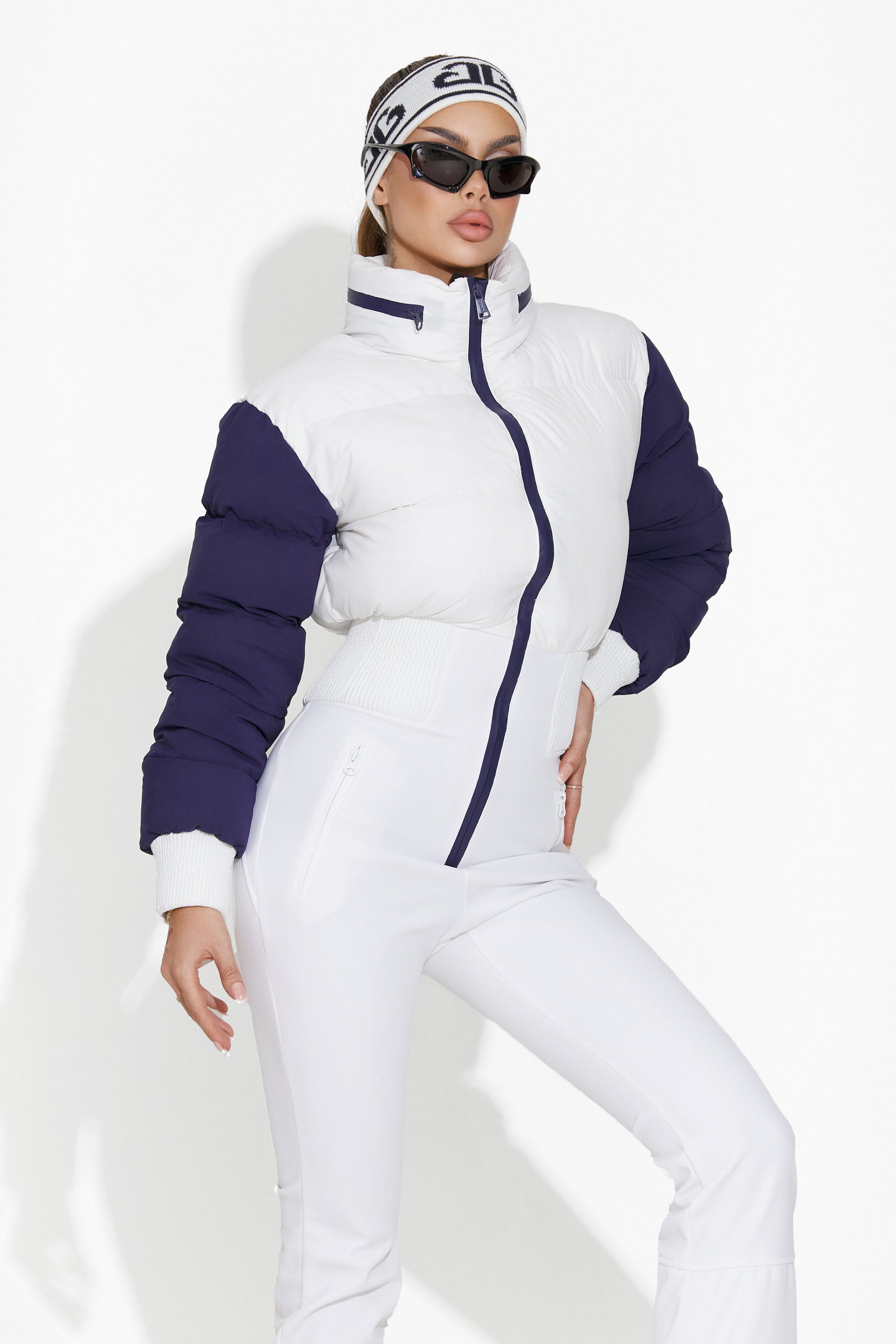 White women's ski jumpsuit Bobye Bogas