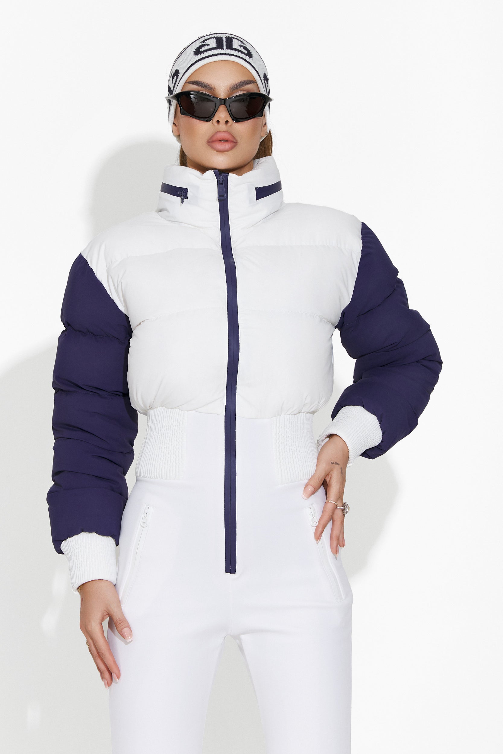 White women's ski jumpsuit Bobye Bogas