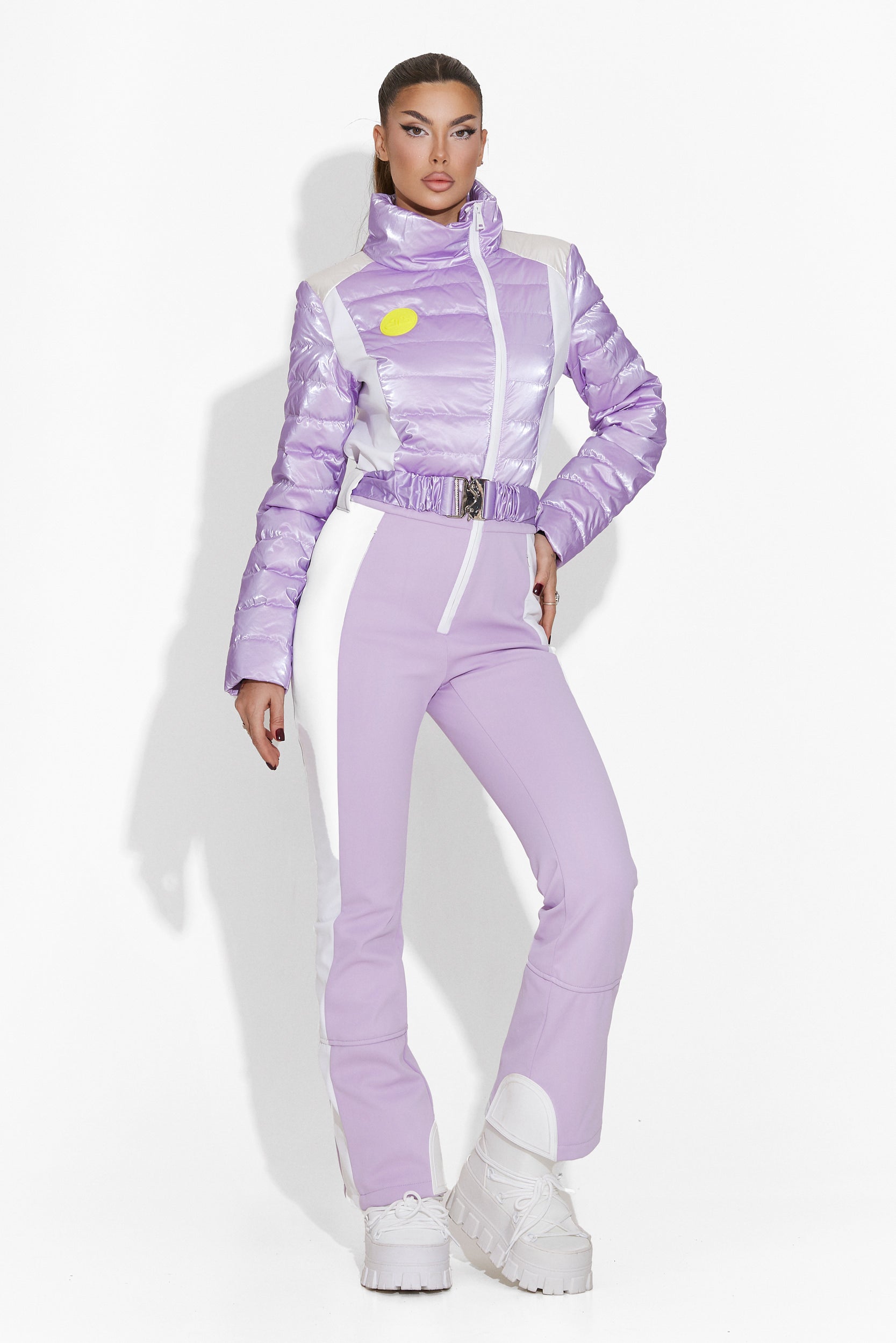 Women's purple ski jumpsuit Emberlin Bogas