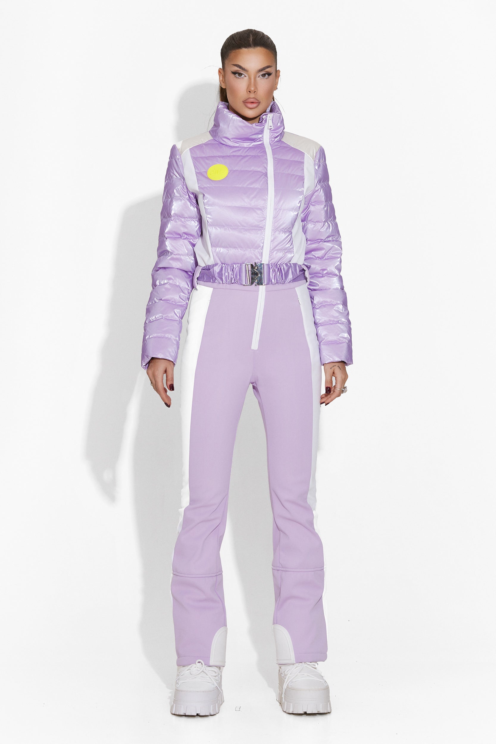 Women's purple ski jumpsuit Emberlin Bogas