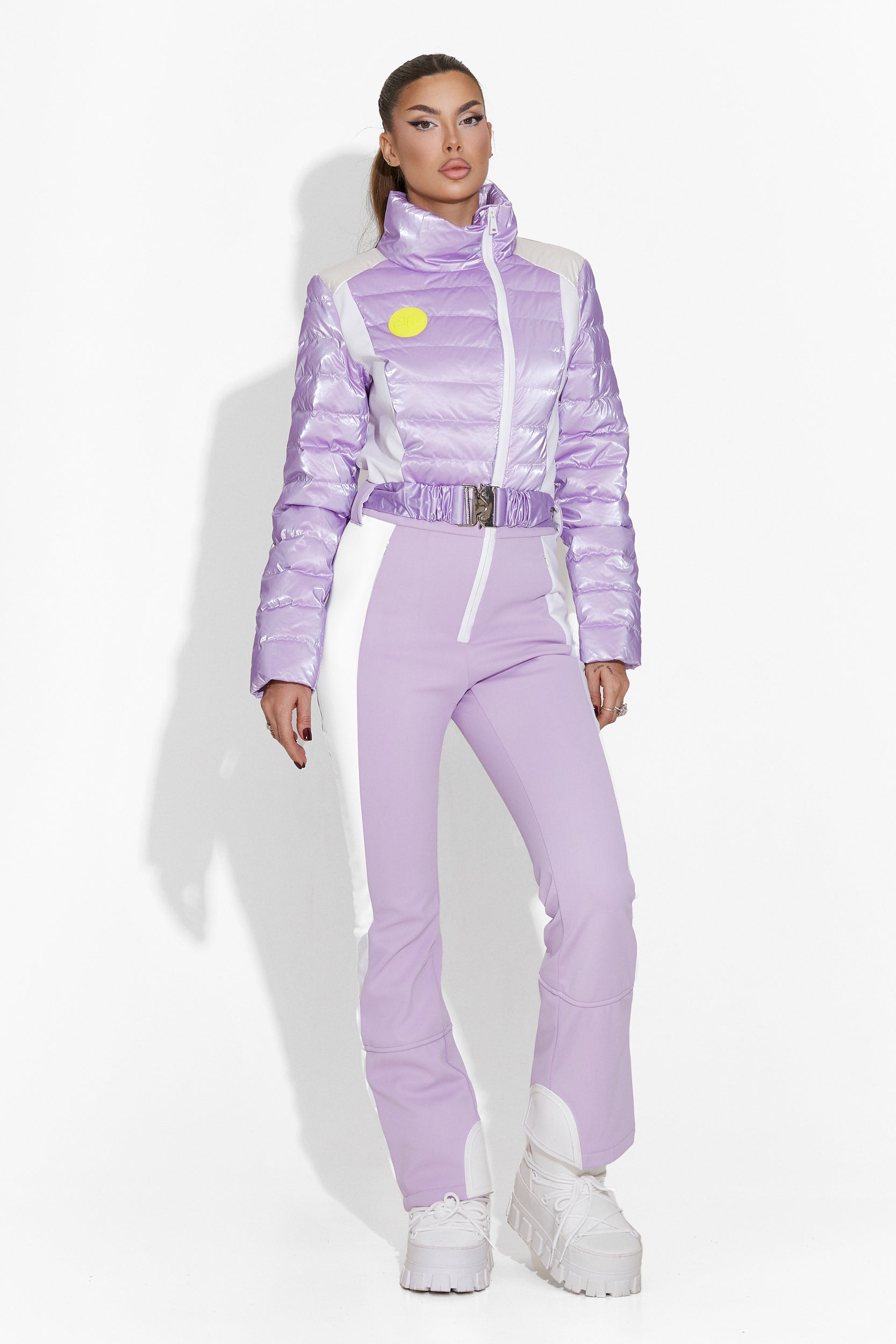 Women's purple ski jumpsuit Emberlin Bogas