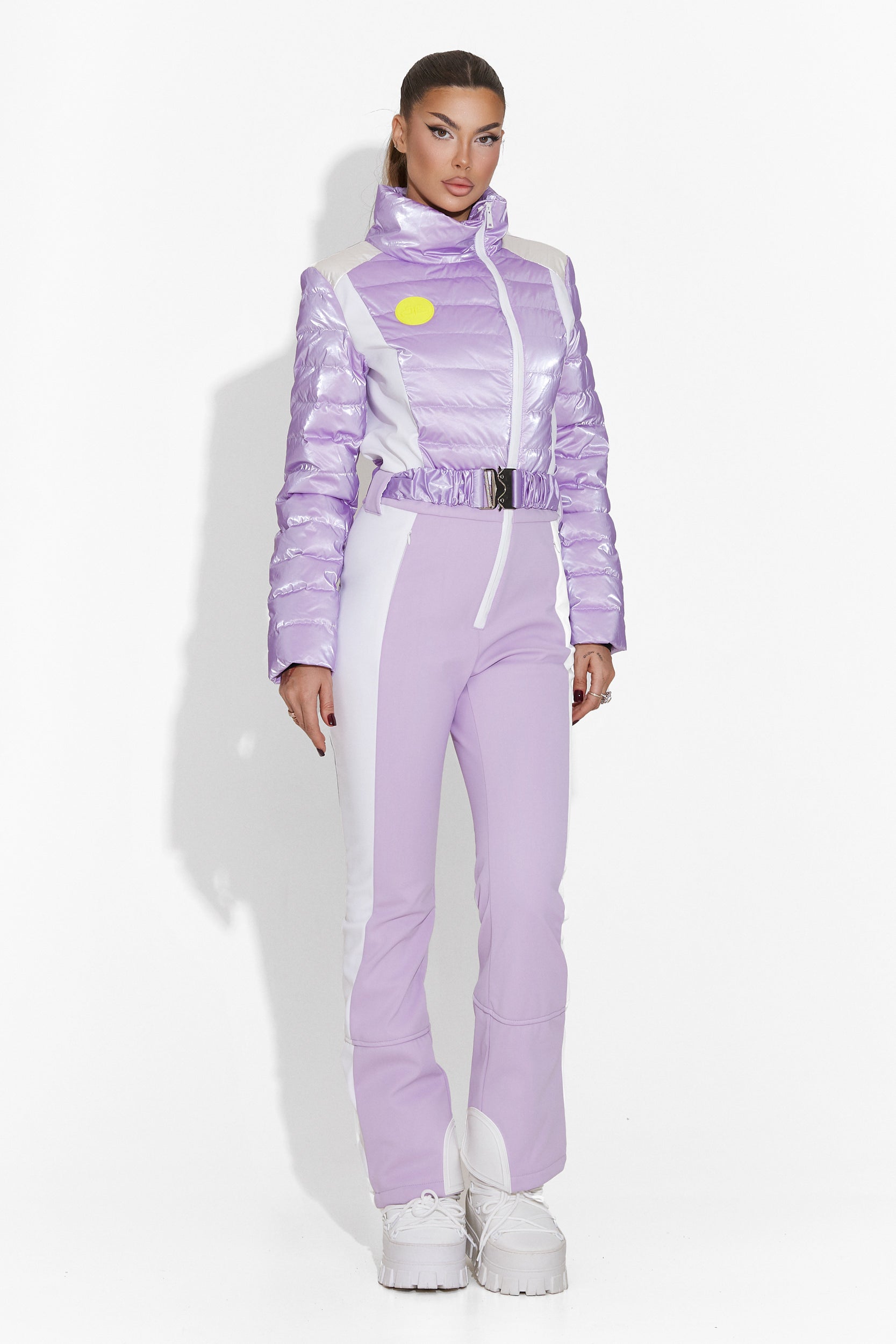 Women's purple ski jumpsuit Emberlin Bogas