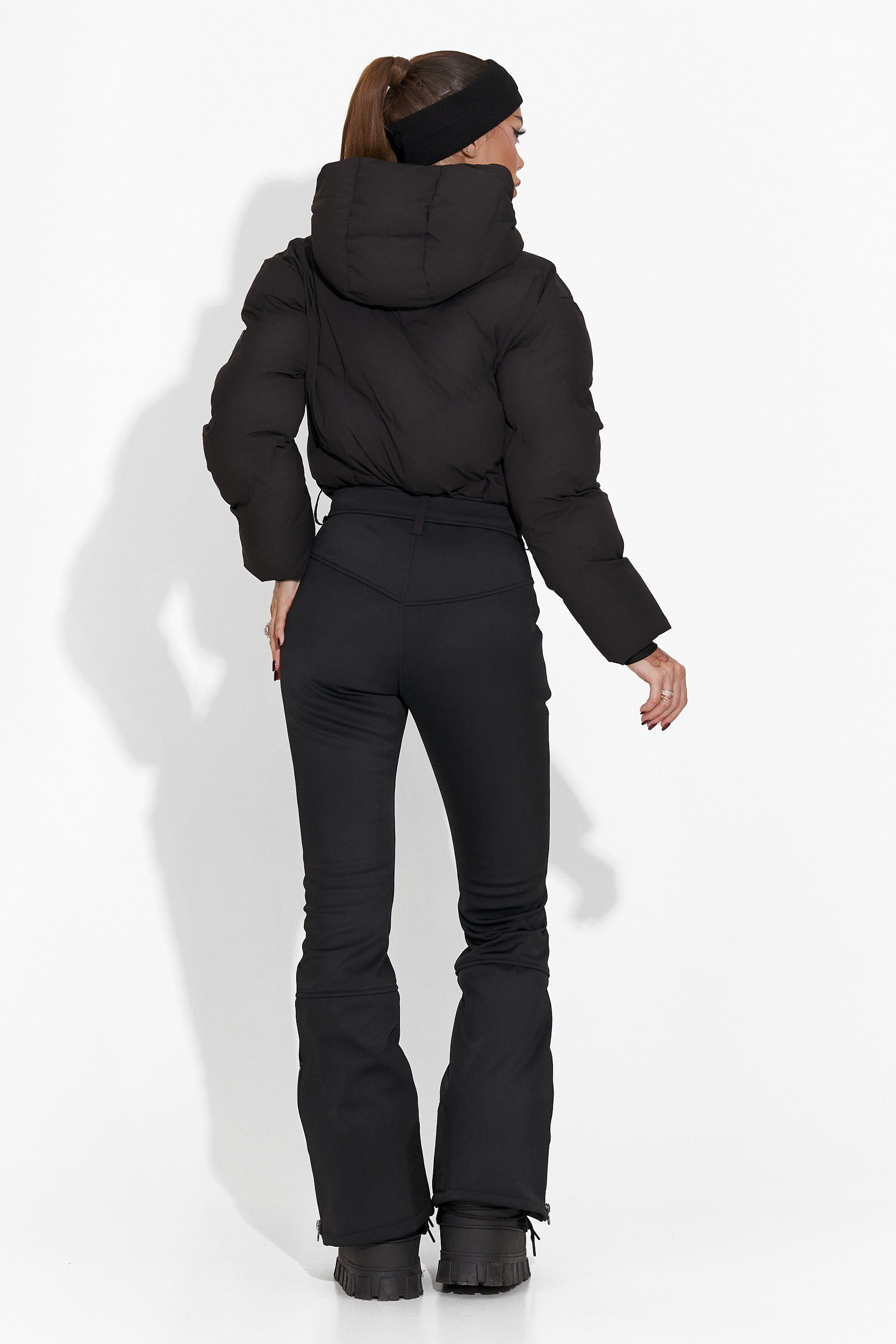 Women's black ski jumpsuit Vibranty Bogas