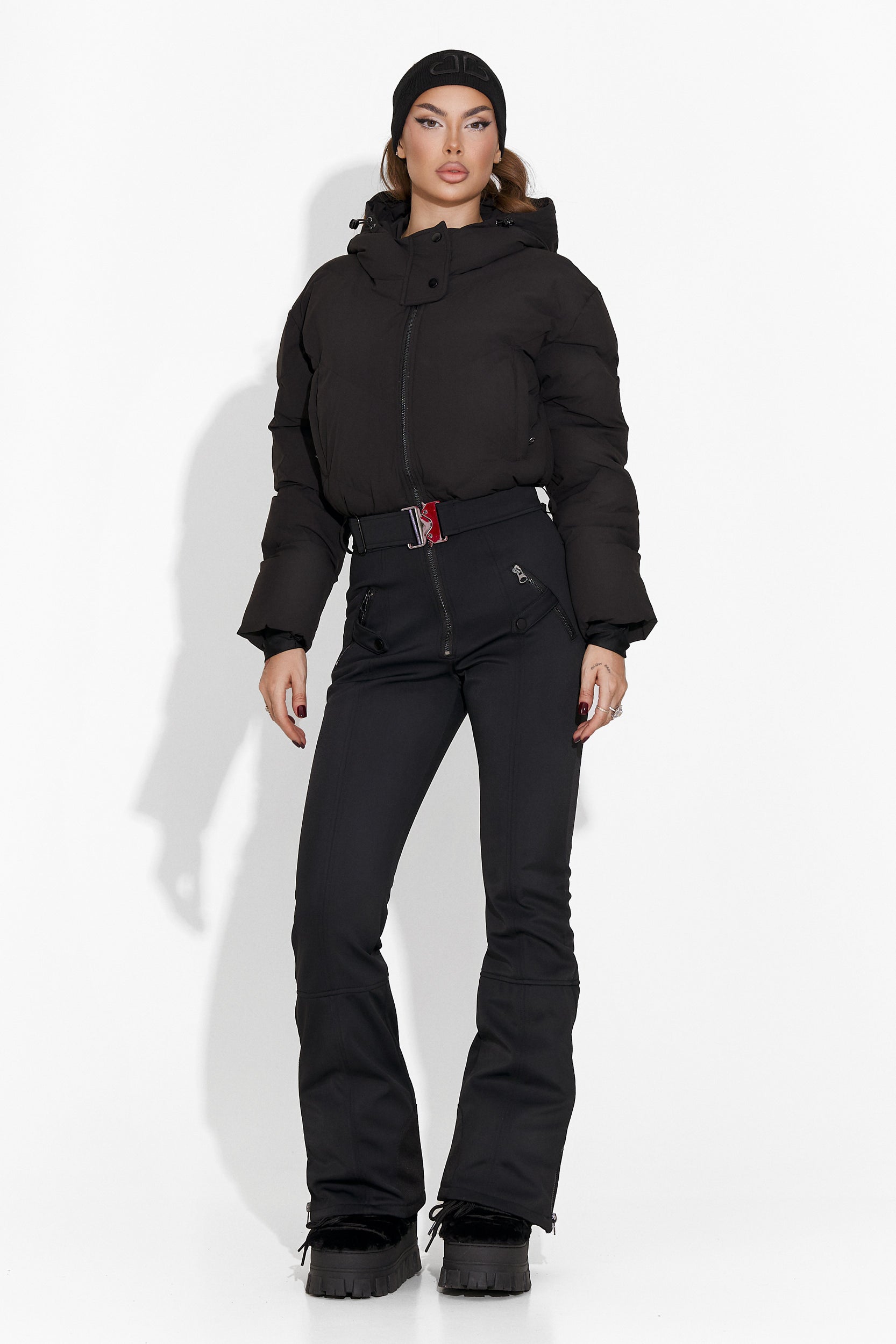 Women's black ski jumpsuit Vibranty Bogas