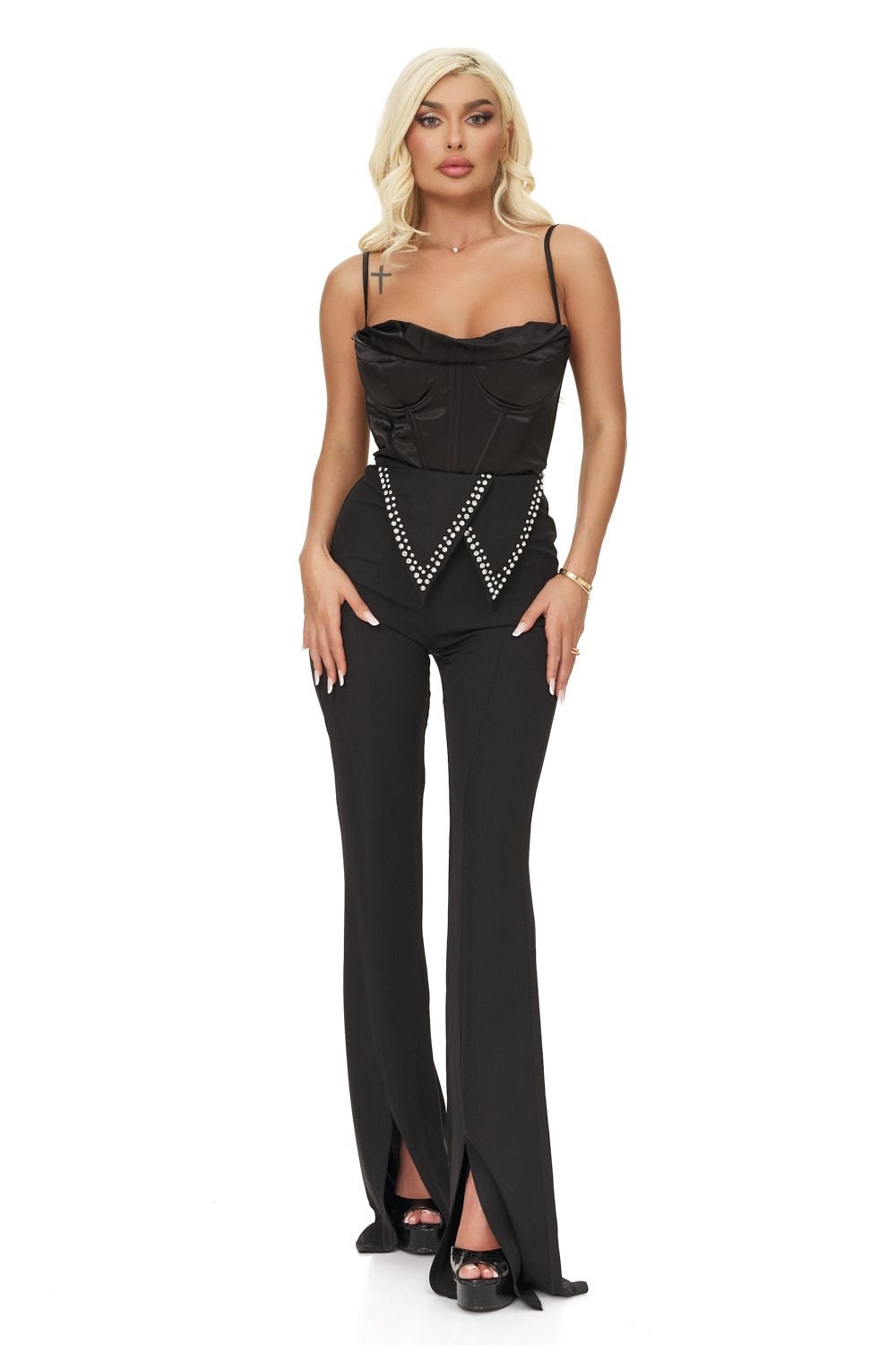 Elegant black women's pants Olimpy Bogas