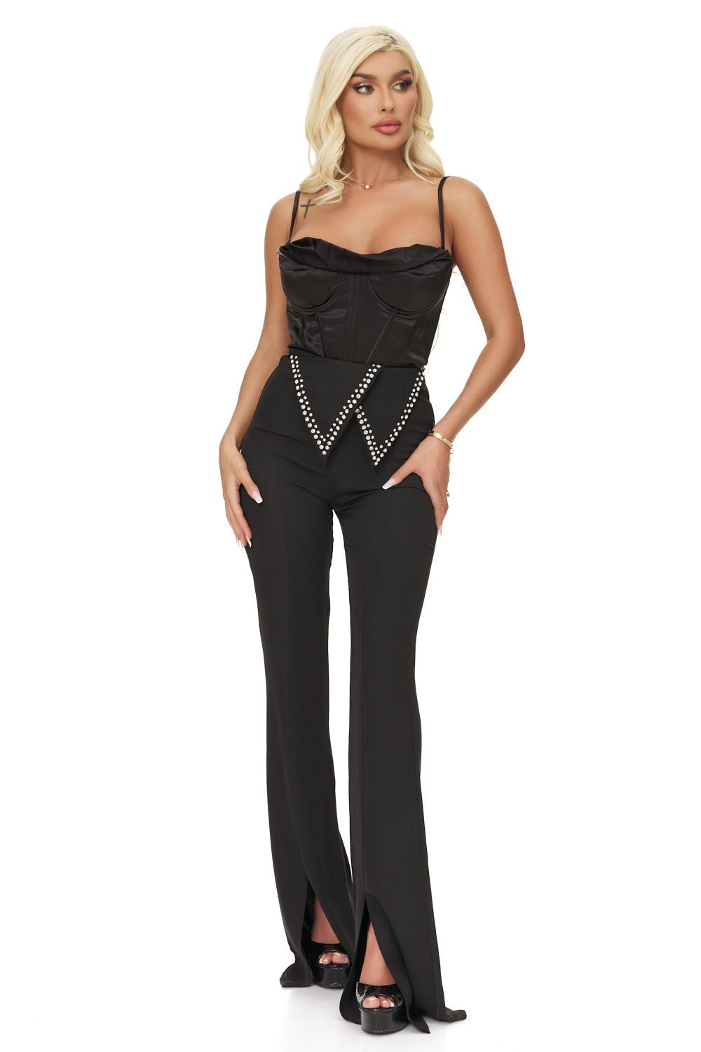 Elegant black women's pants Olimpy Bogas